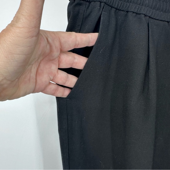 Banana Republic Black Drawstring Semi Dress Pants Womens Medium - Picture 2 of 7